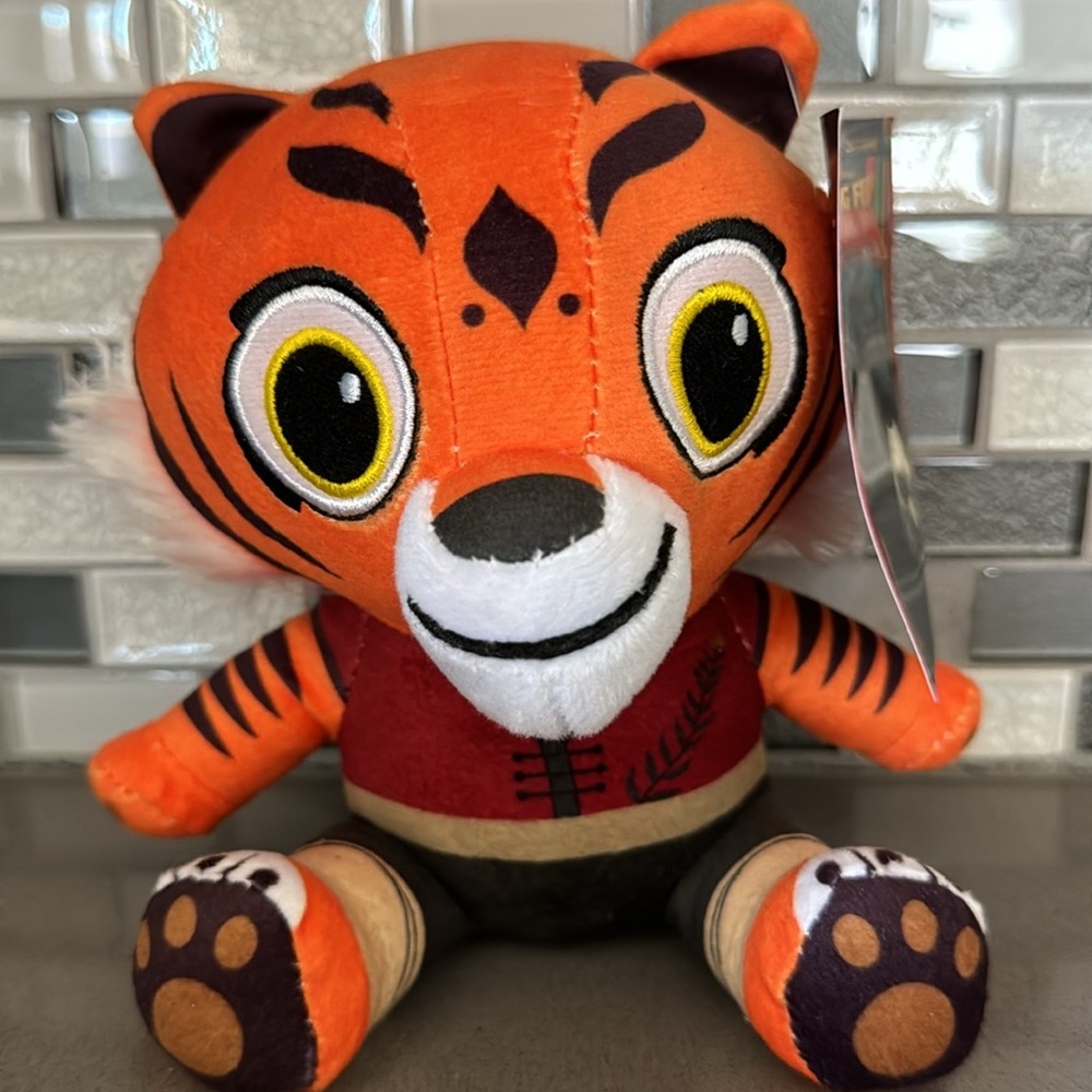 Kung Fu Panda PO TIGRESS SHIFU Sitting Plush Set Of 3 / DreamWorks / BRAND NEW - Picture 8 of 16